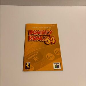 Donkey Kong 64 Instruction Booklet - Nintendo 64